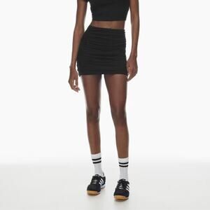 Aritzia Tna Chill Malibu Ruched Mini Skirt - Size XS